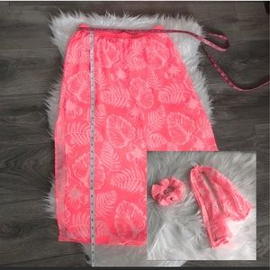 Summer Skirt with matching hair tie and scrunchie